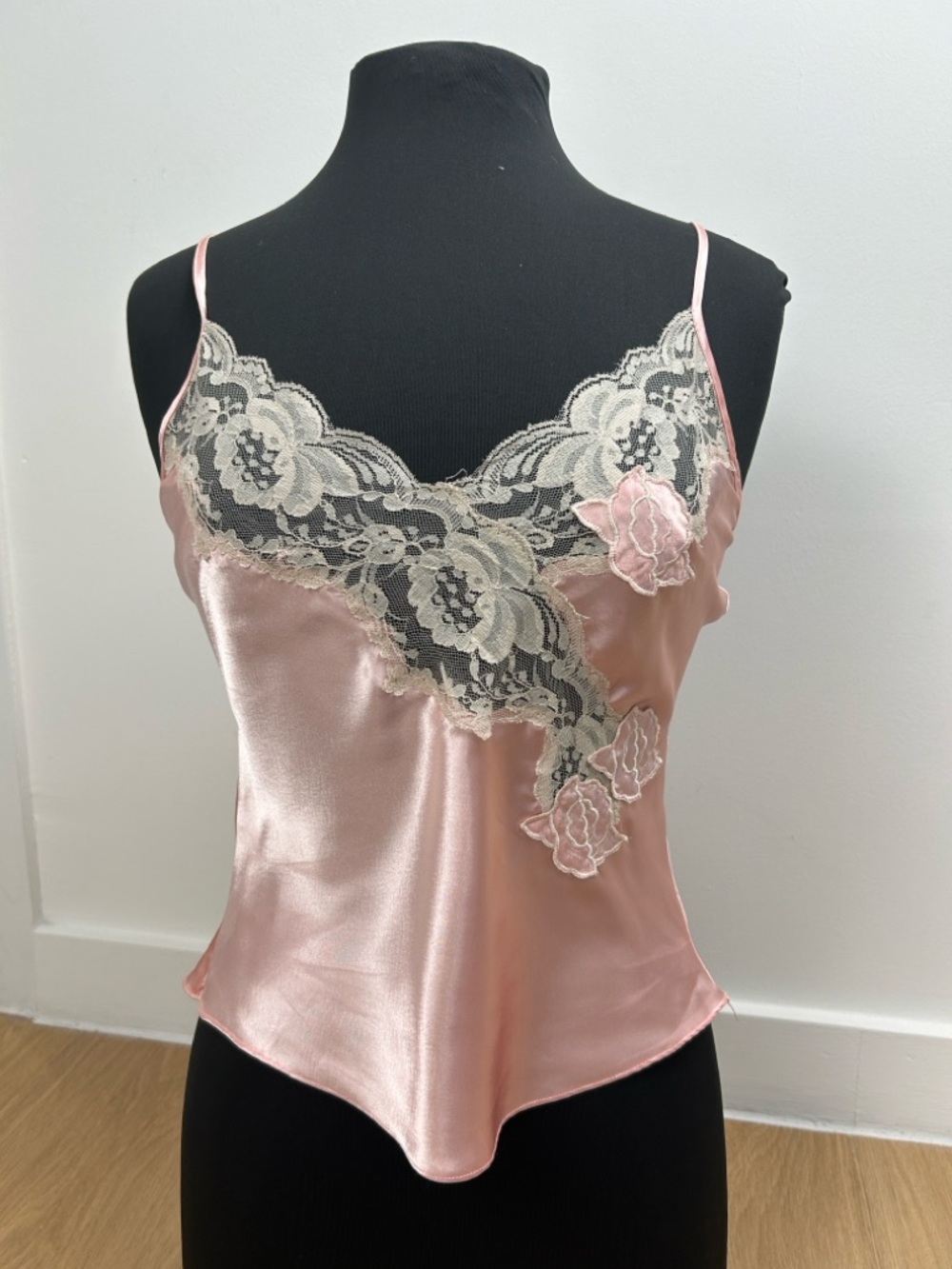 1980’s Vintage Victoria’s Secret Satin & Lace Cami Tank